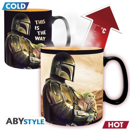 Mando 460 ml bögre - Hőre változó - The Mandalorian - Image 2